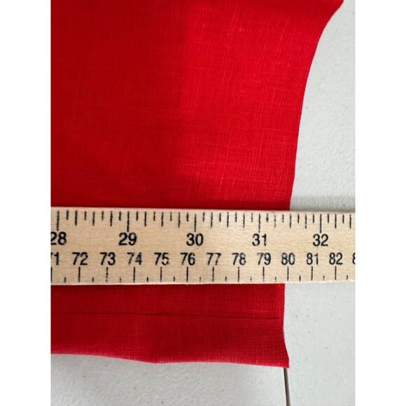 J.Crew harbor pants in linen wide relaxed preppy 90s money sz M - Picture 8 of 9